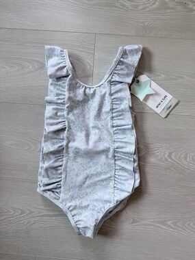 Mini A Ture Lavender Fields Printed Swimsuit Tag